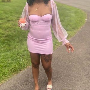 Purple/Pink Bodycon Dress